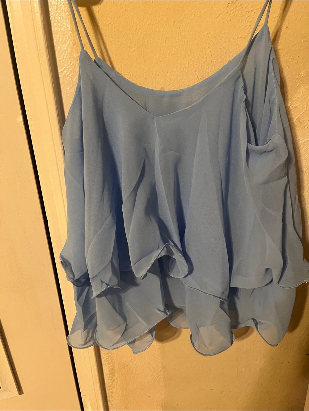 Light Blue Layered shirt.